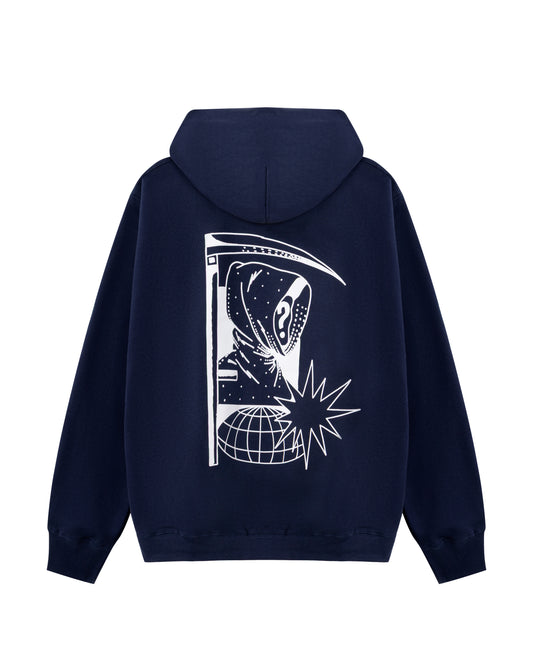 ??? HOODIE DUNKELBLAUER
