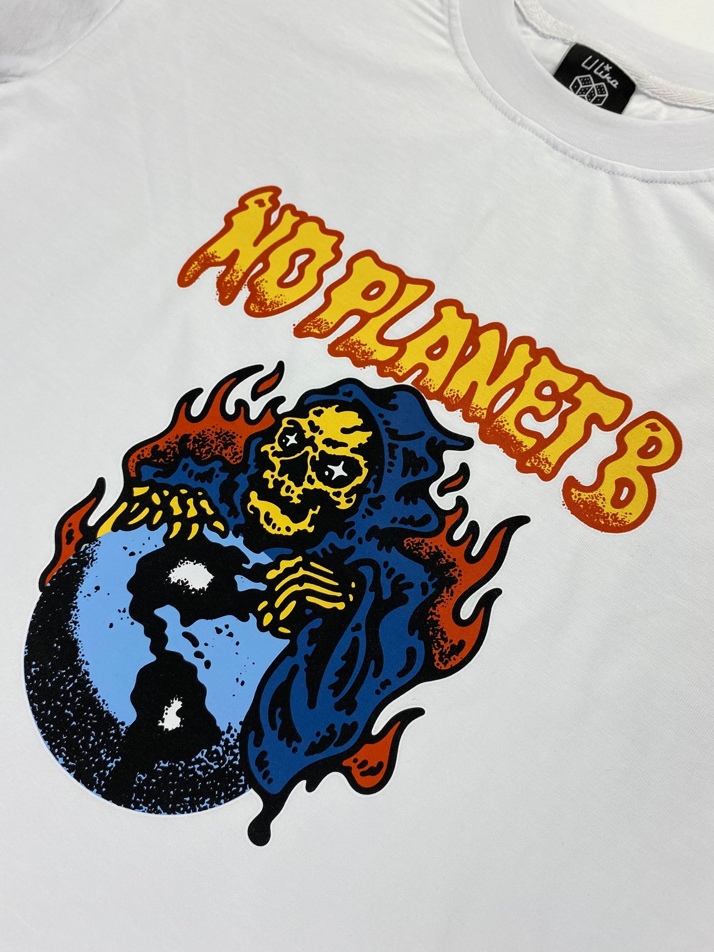 NO PLANET B T-SHIRT WEISS