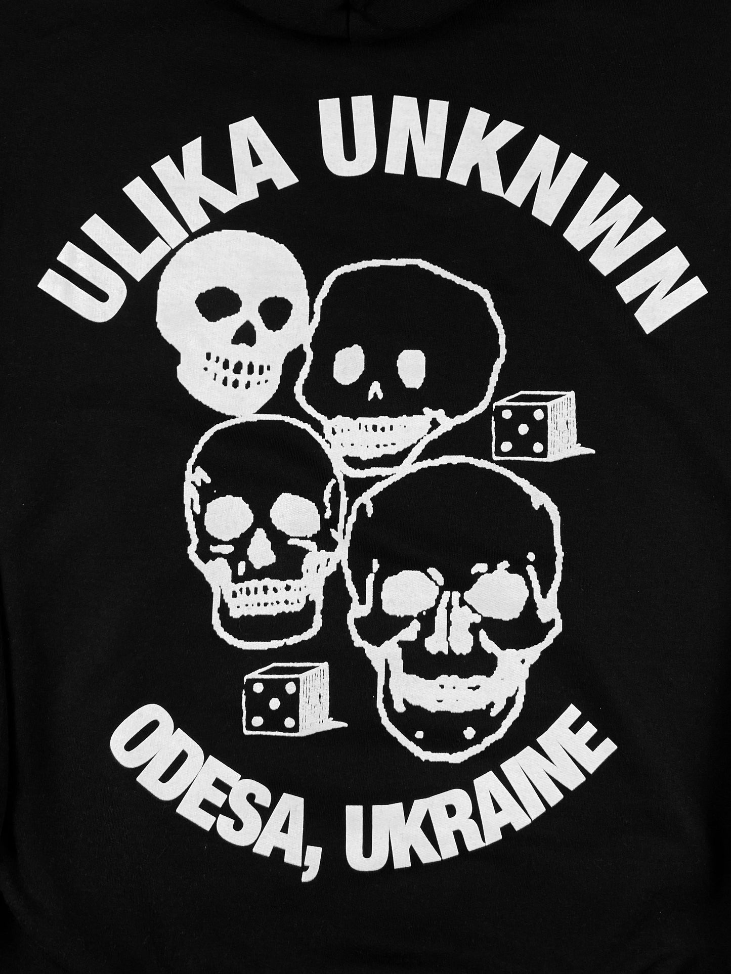 SKULL HOODIE SCHWARZ