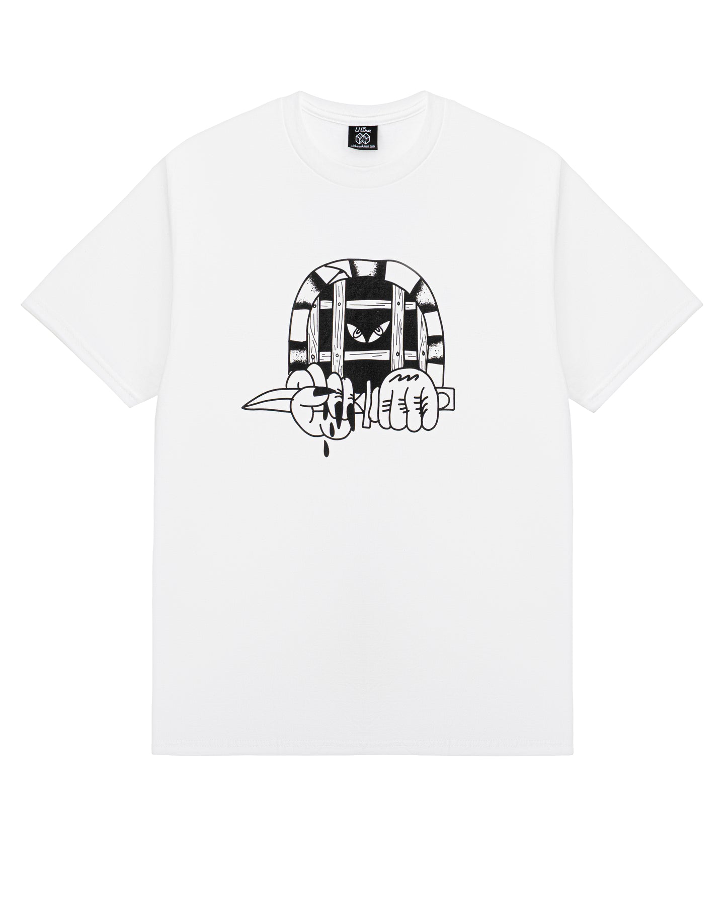 LOCKED T-SHIRT WEISS