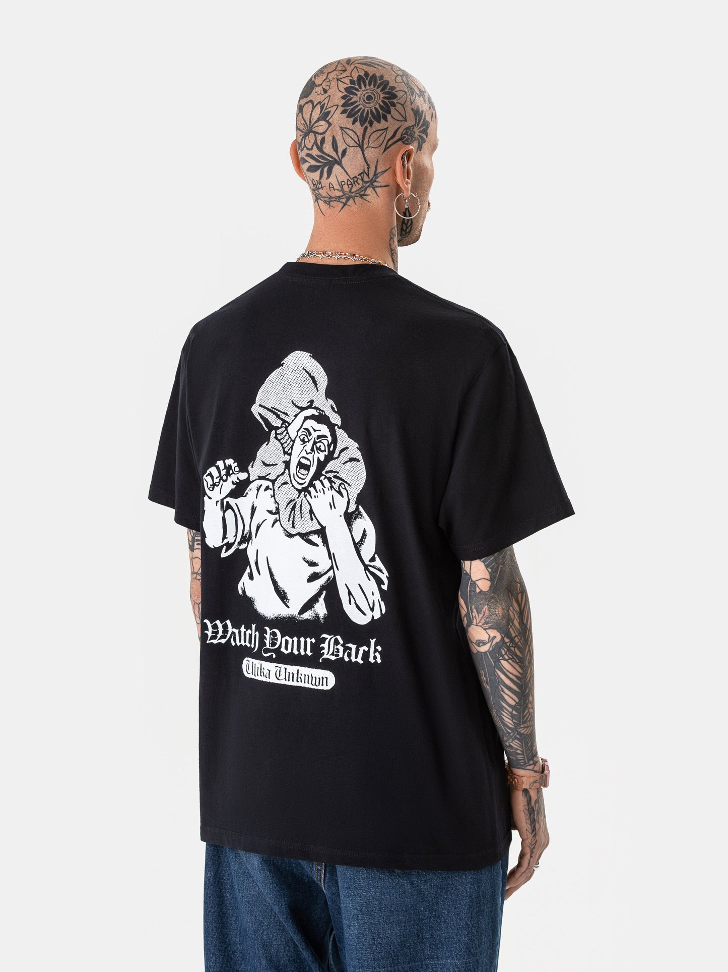 WATCH BACK T-SHIRT SCHWARZ