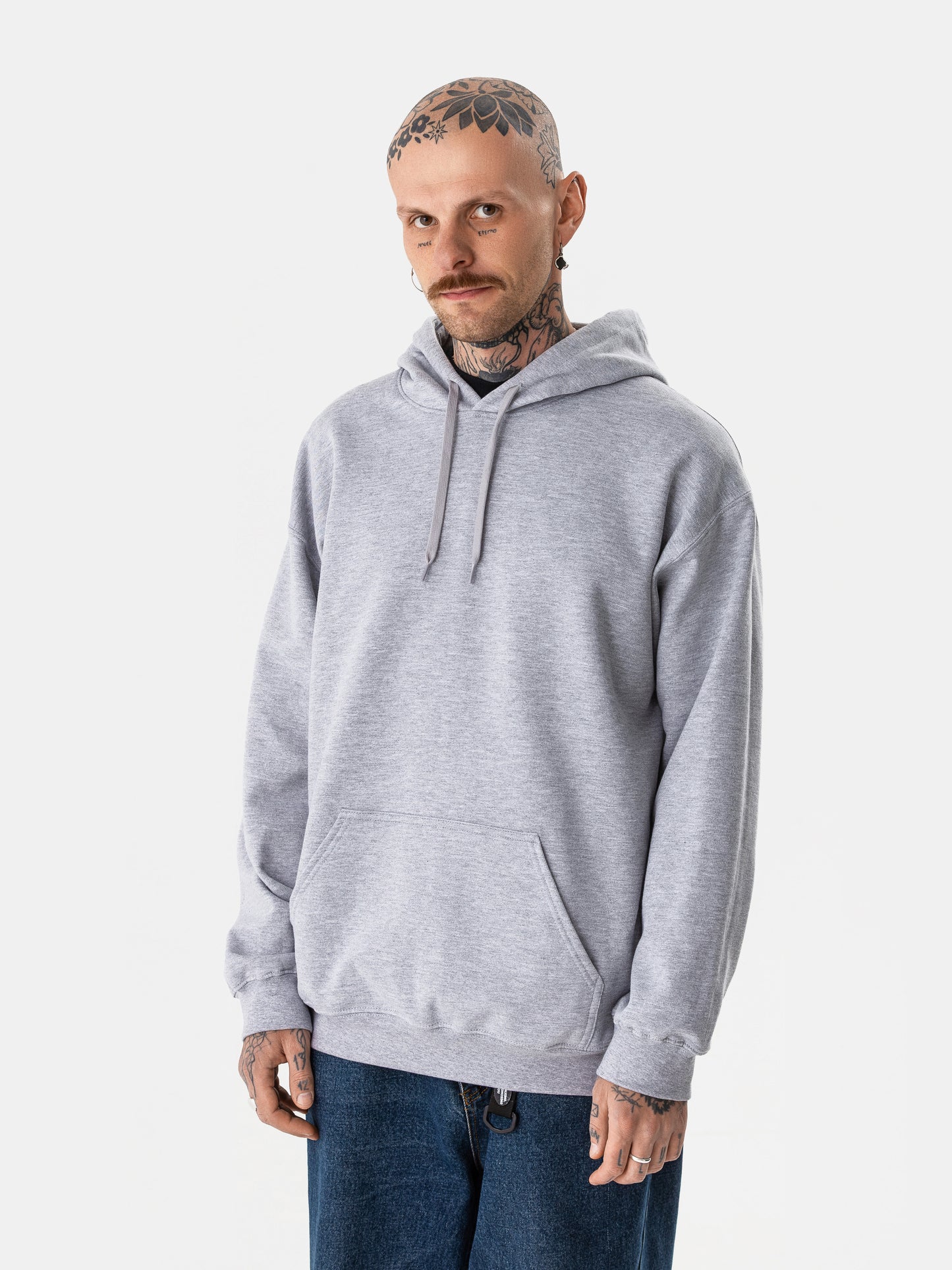 BASIC HOODIE GRAU
