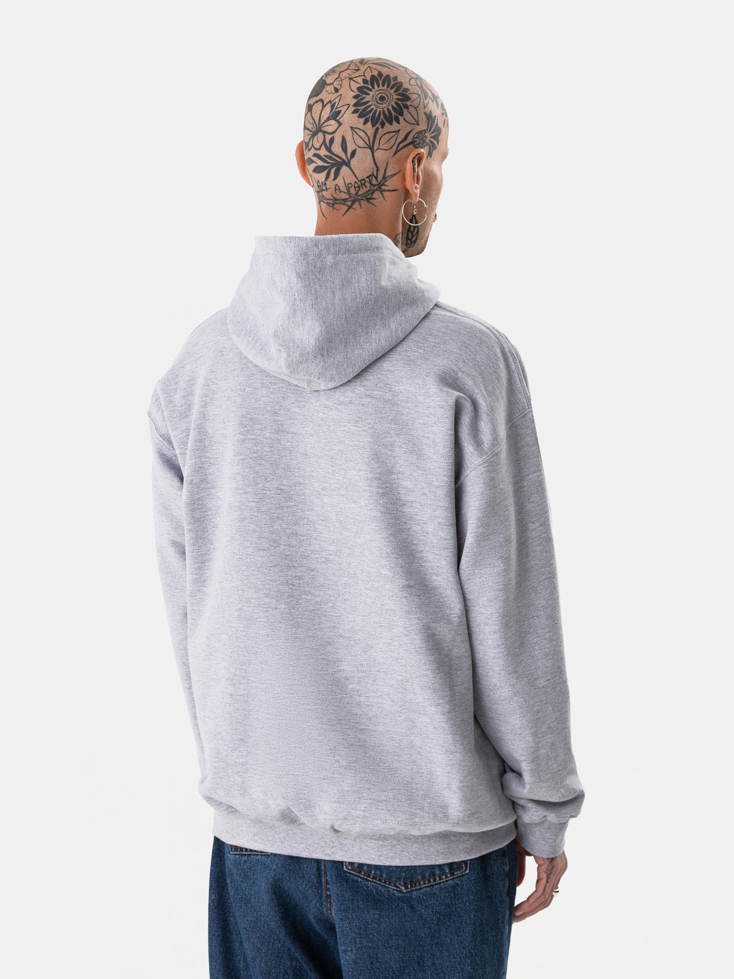 BASIC HOODIE GRAU
