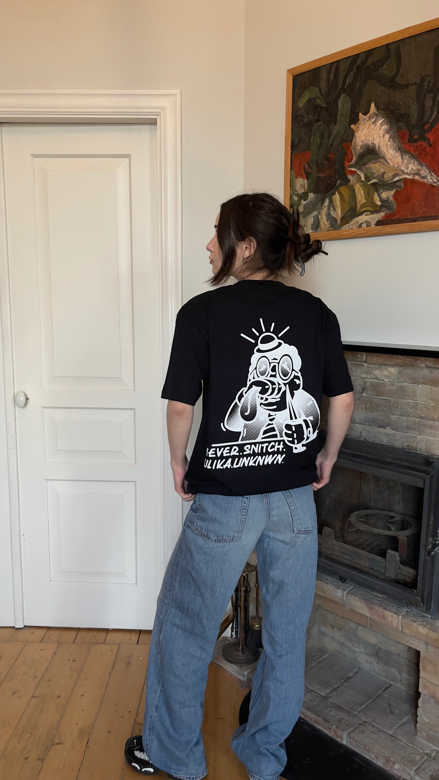 NEVER SNITCH T-SHIRT SCHWARZ