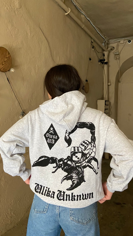 SCORPION HOODIE GRAU