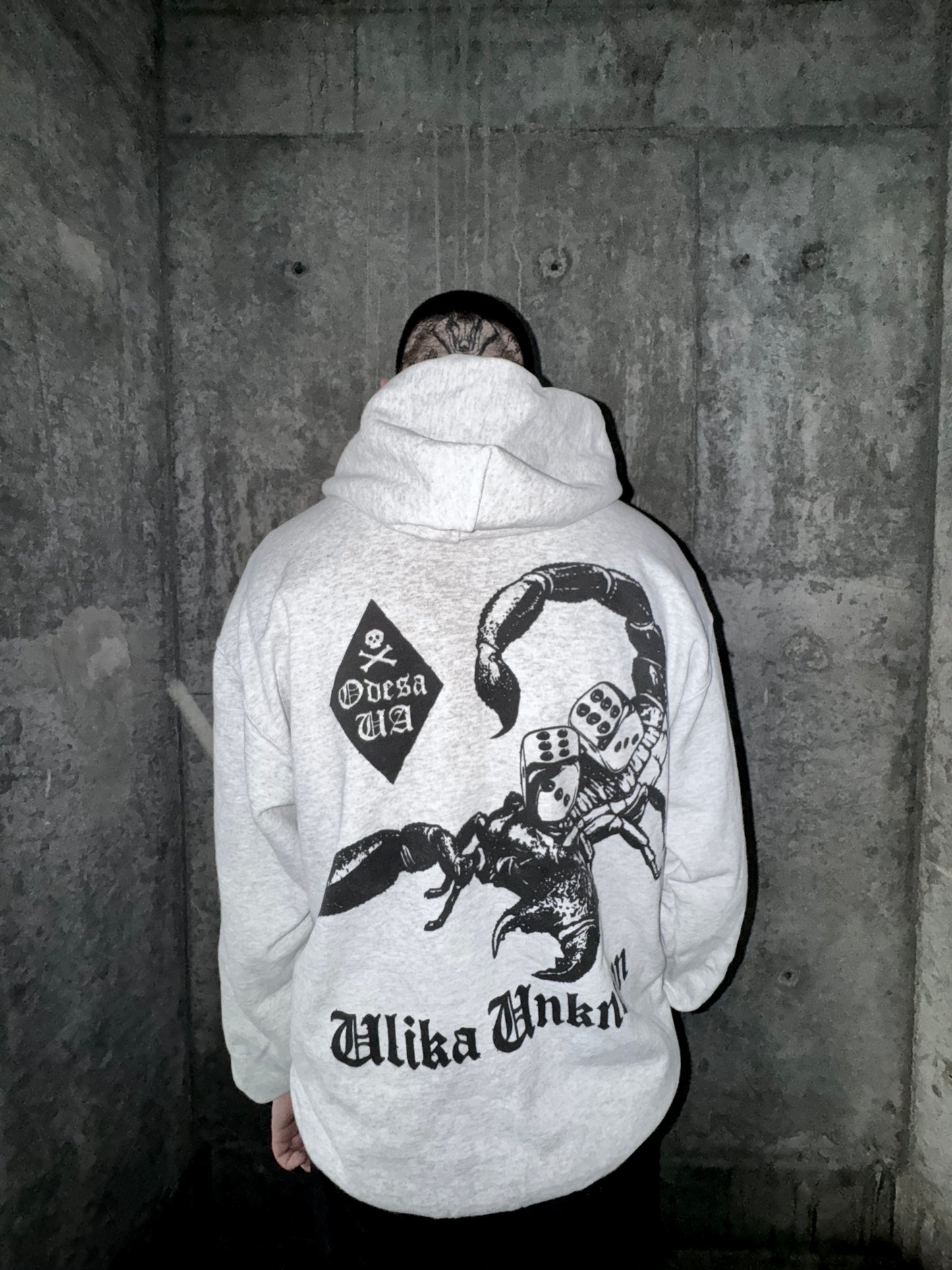 SCORPION HOODIE GRAU