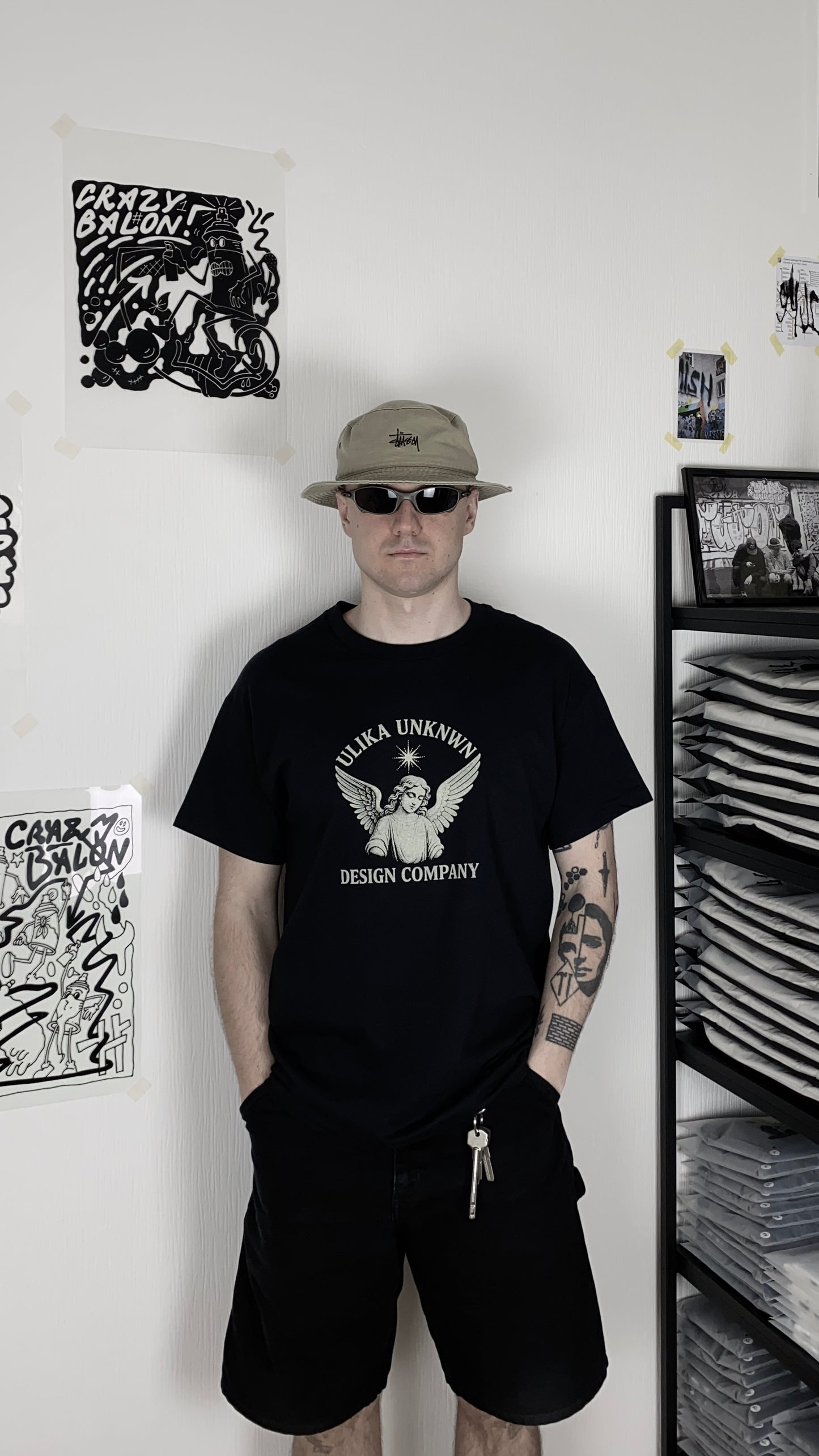 ANGEL T-SHIRT SCHWARZ