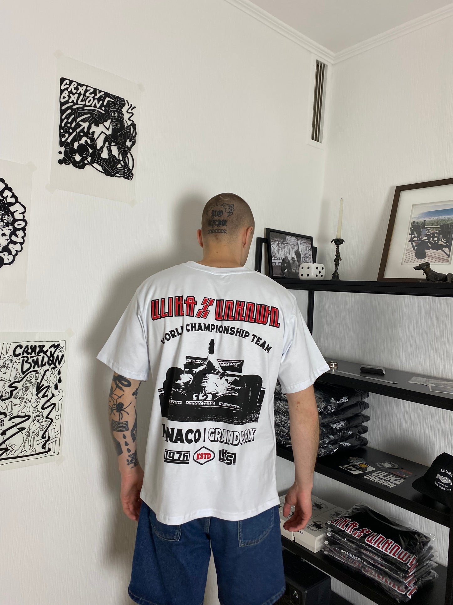 GRAND PRIX T-SHIRT WEISS