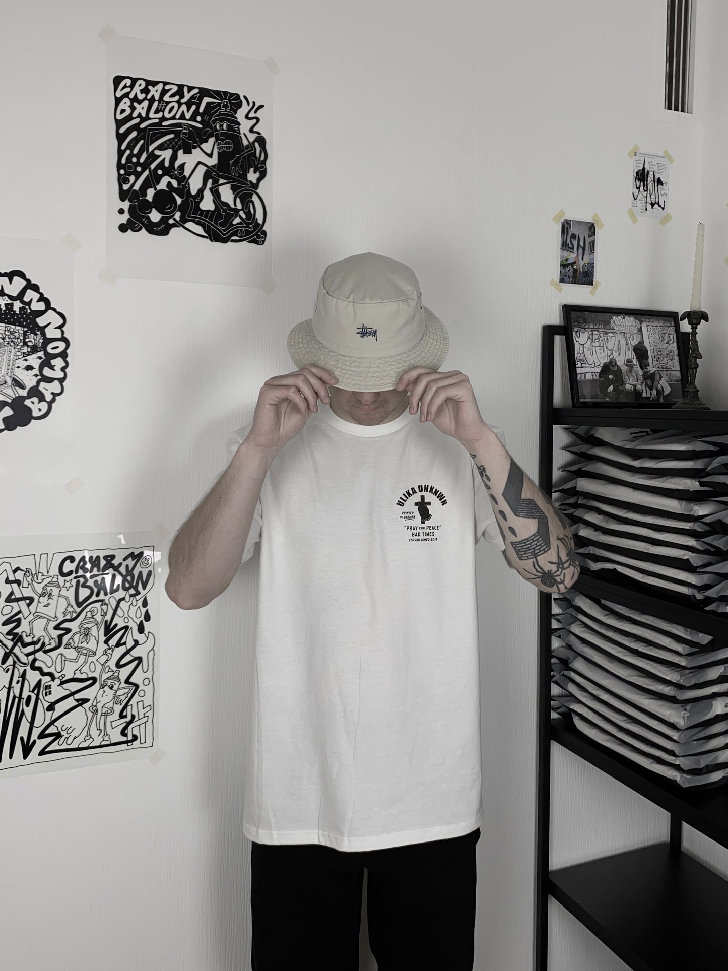 CROSS T-SHIRT WEISS
