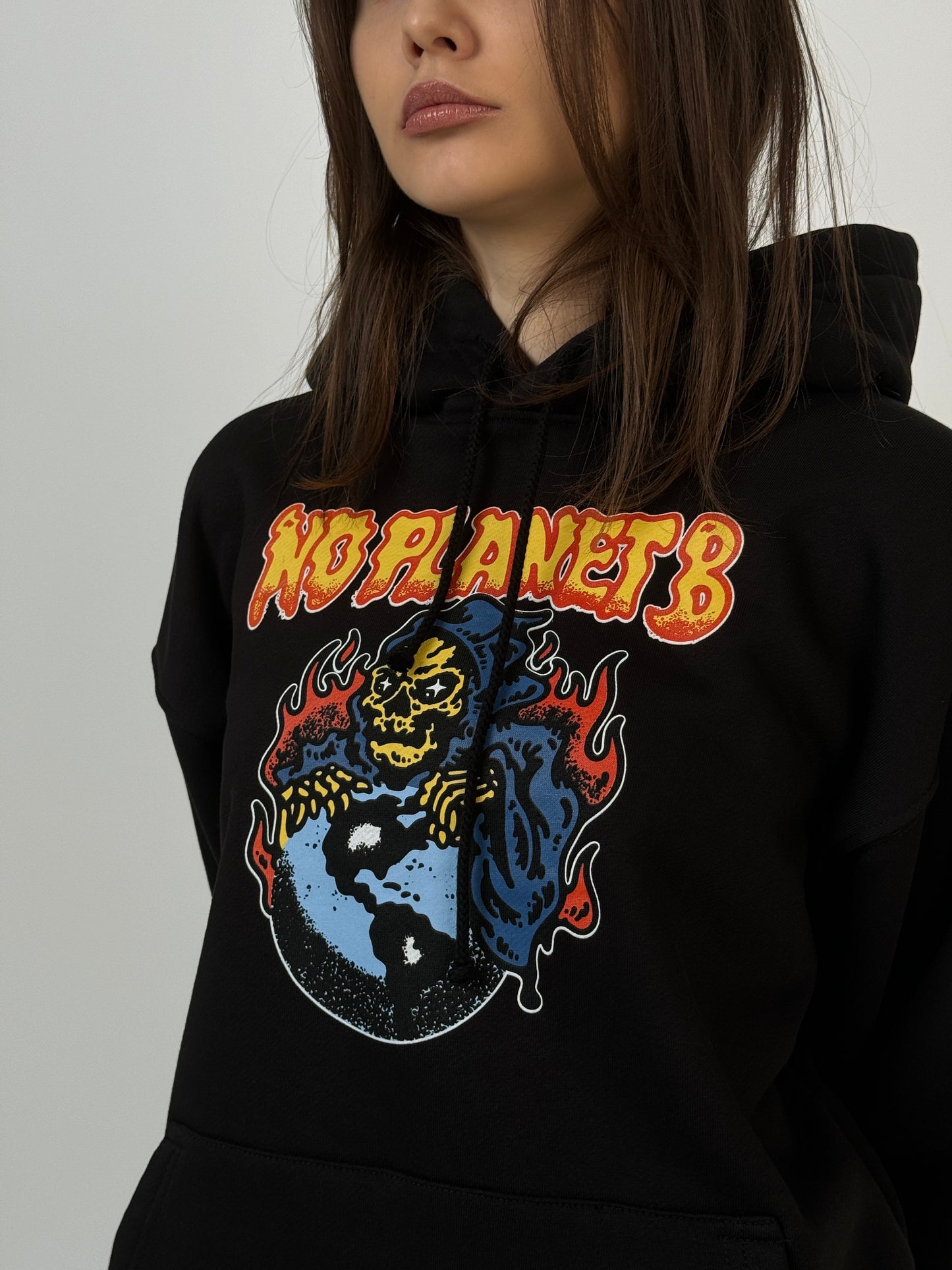 NO PLANET B HOODIE SCHWARZ