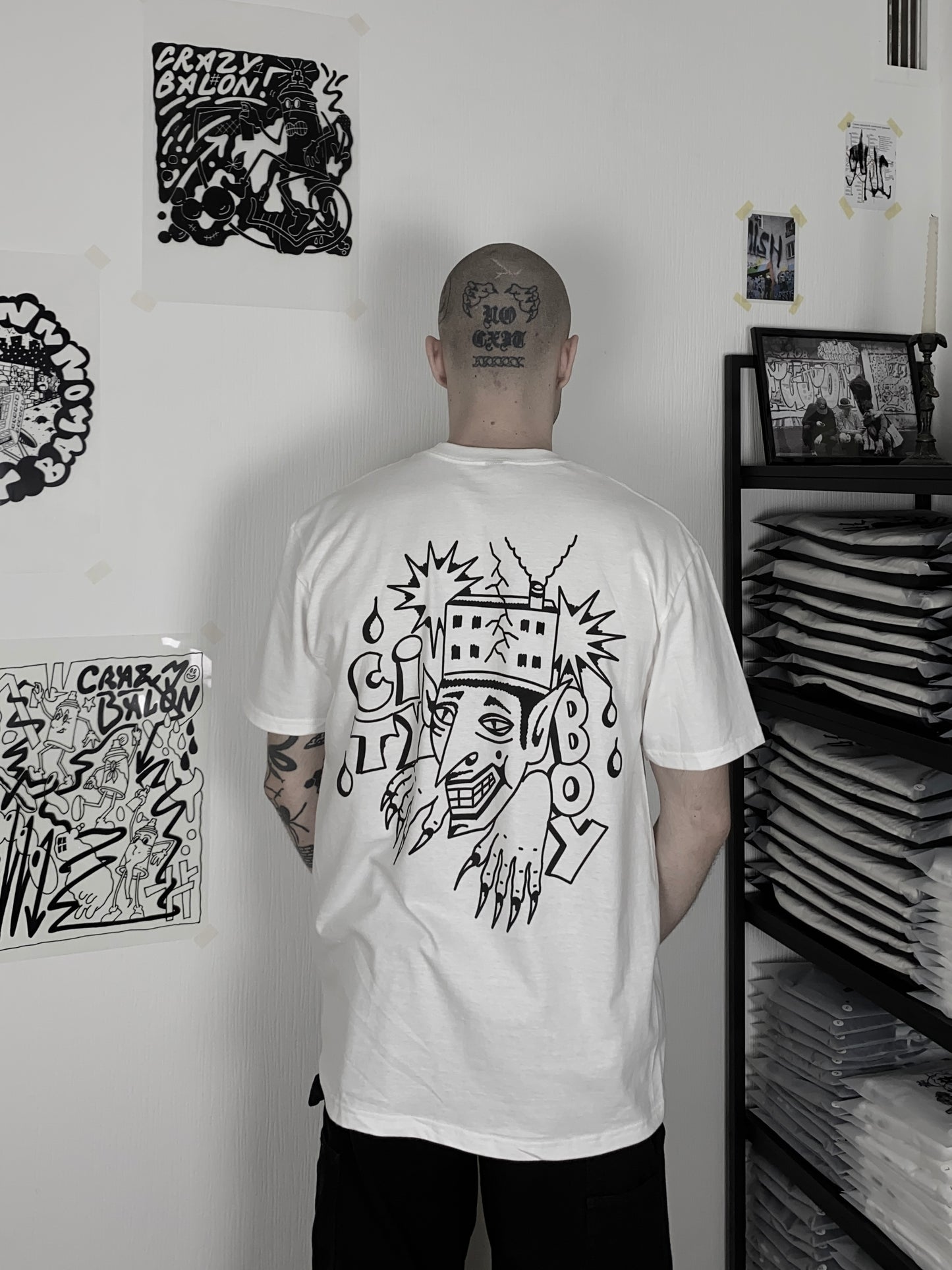 CITY BOY T-SHIRT WEISS