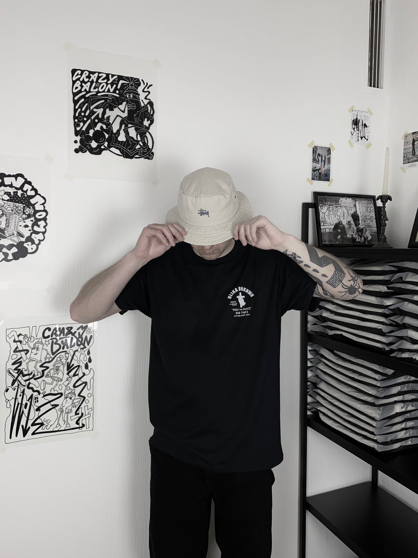 CROSS T-SHIRT SCHWARZ
