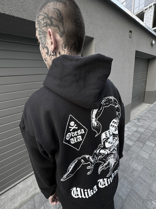 SCORPION HOODIE SCHWARZ