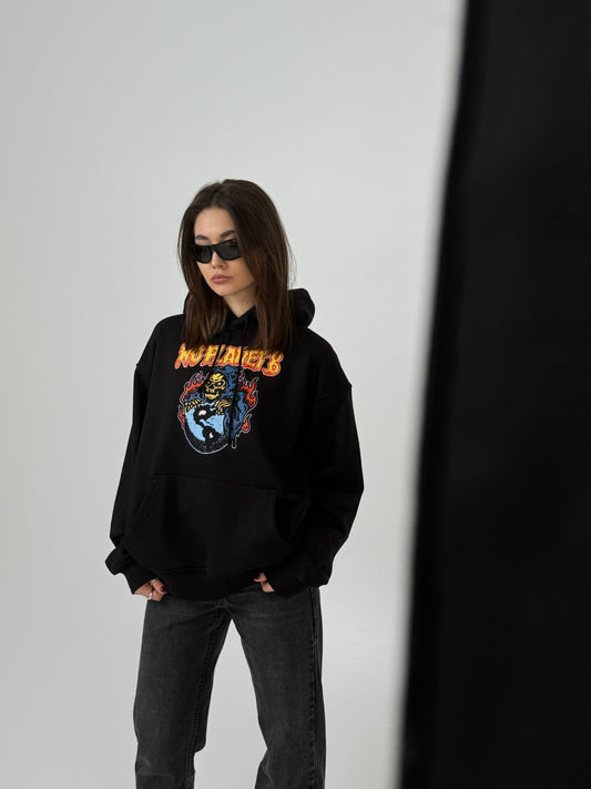 NO PLANET B HOODIE SCHWARZ