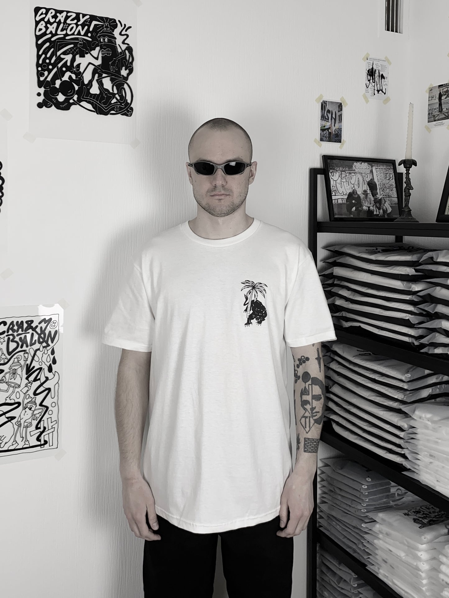 PANTHER T-SHIRT WEISS