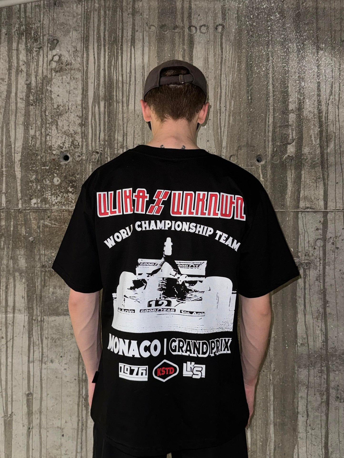 GRAND PRIX T-SHIRT SCHWARZ