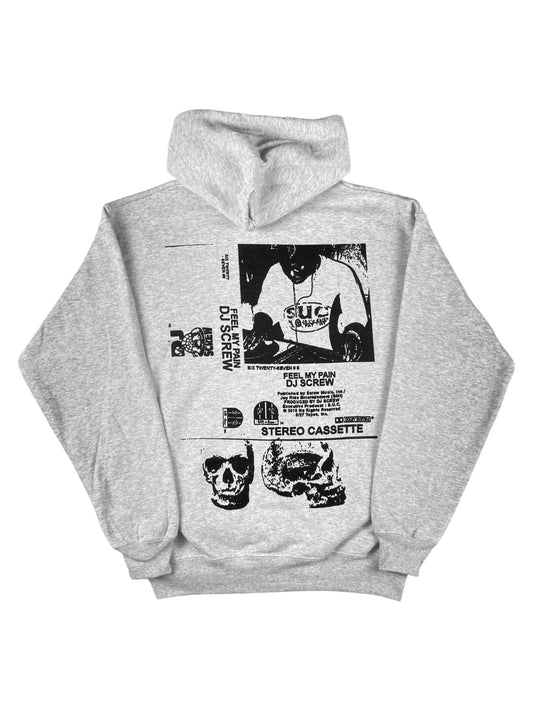 DJ SCREW HOODIE GRAU