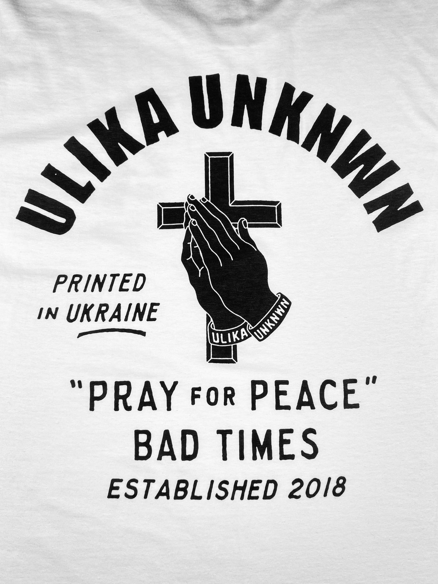 CROSS T-SHIRT WEISS