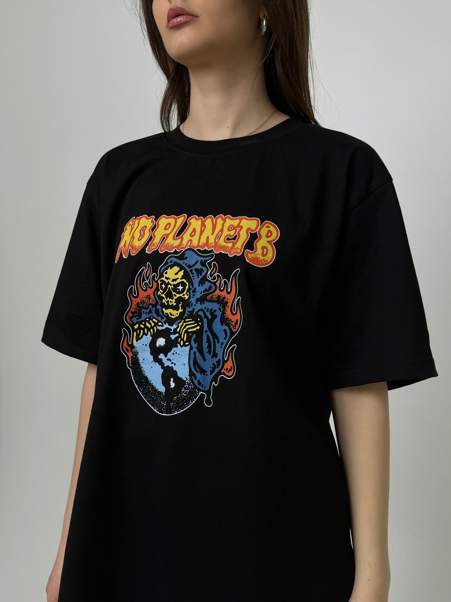 NO PLANET B T-SHIRT SCHWARZ