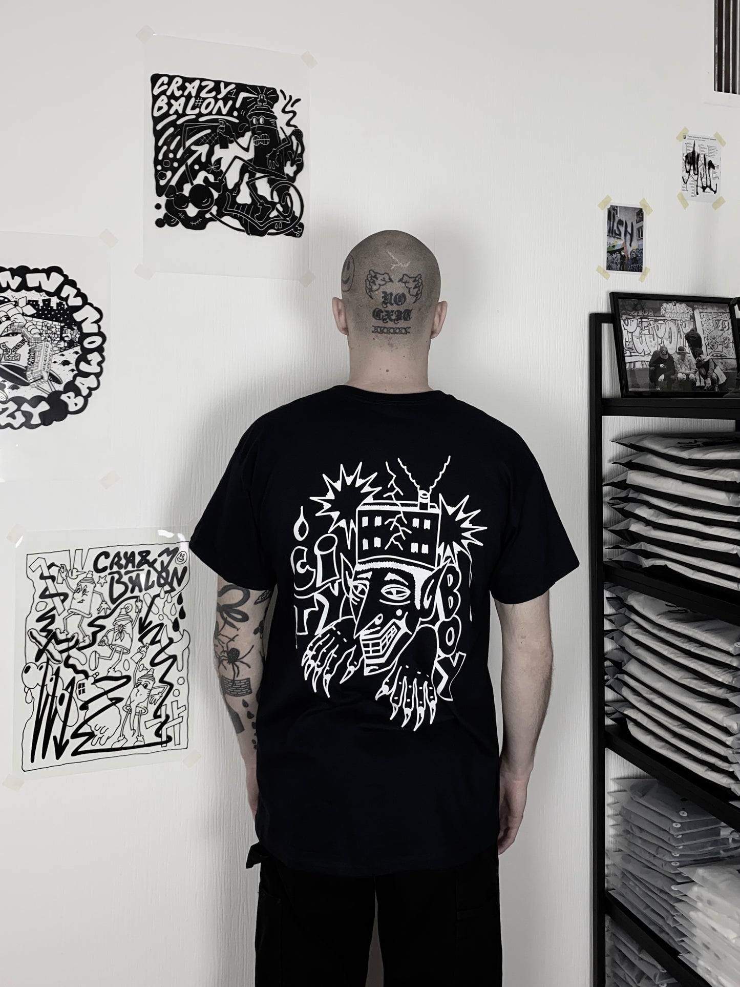 CITY BOY T-SHIRT SCHWARZ