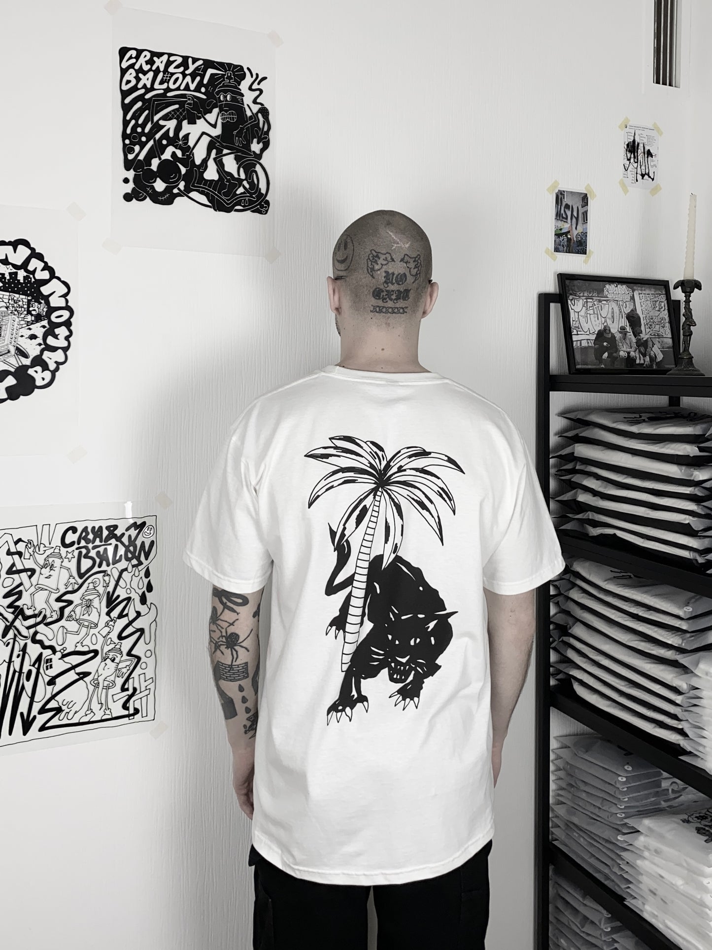 PANTHER T-SHIRT WEISS