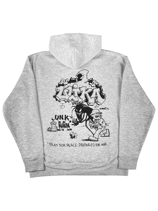PRAY HOODIE GRAU