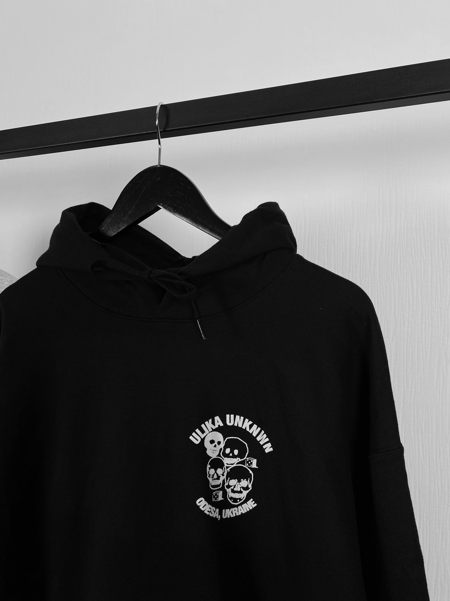 SKULL HOODIE SCHWARZ