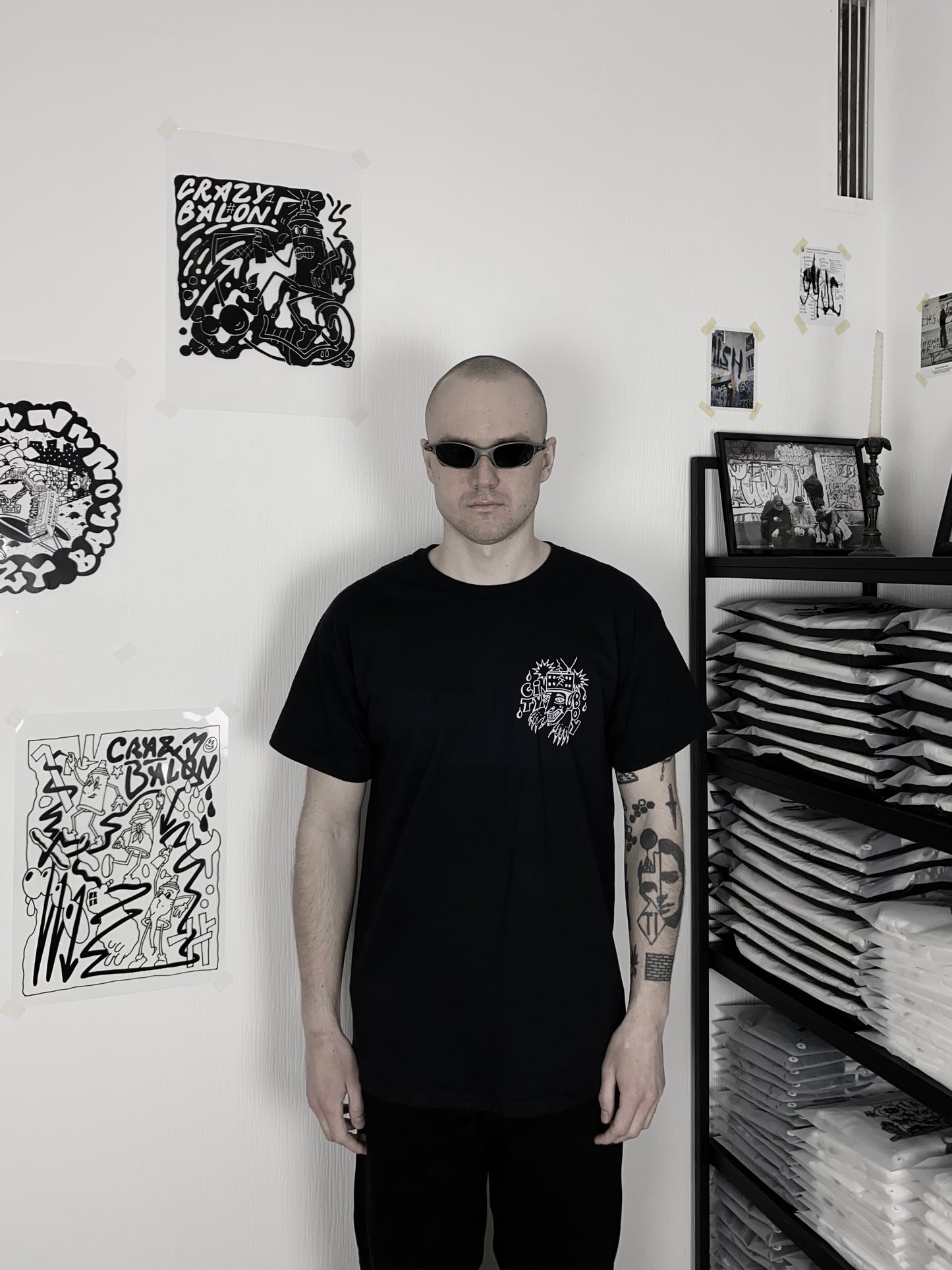 CITY BOY T-SHIRT SCHWARZ
