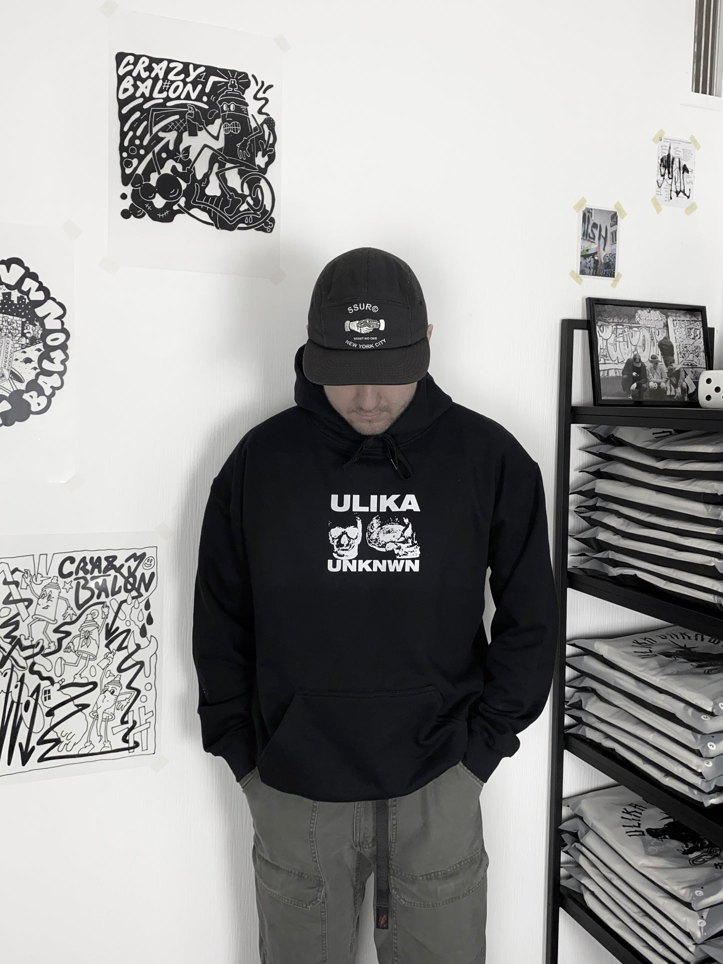 DJ SCREW HOODIE SCHWARZ