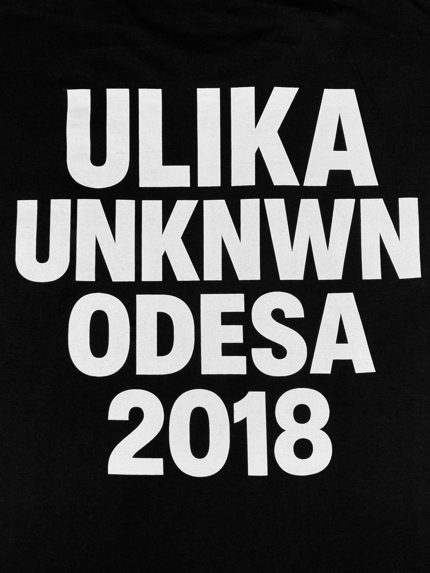 2018 T-SHIRT SCHWARZ
