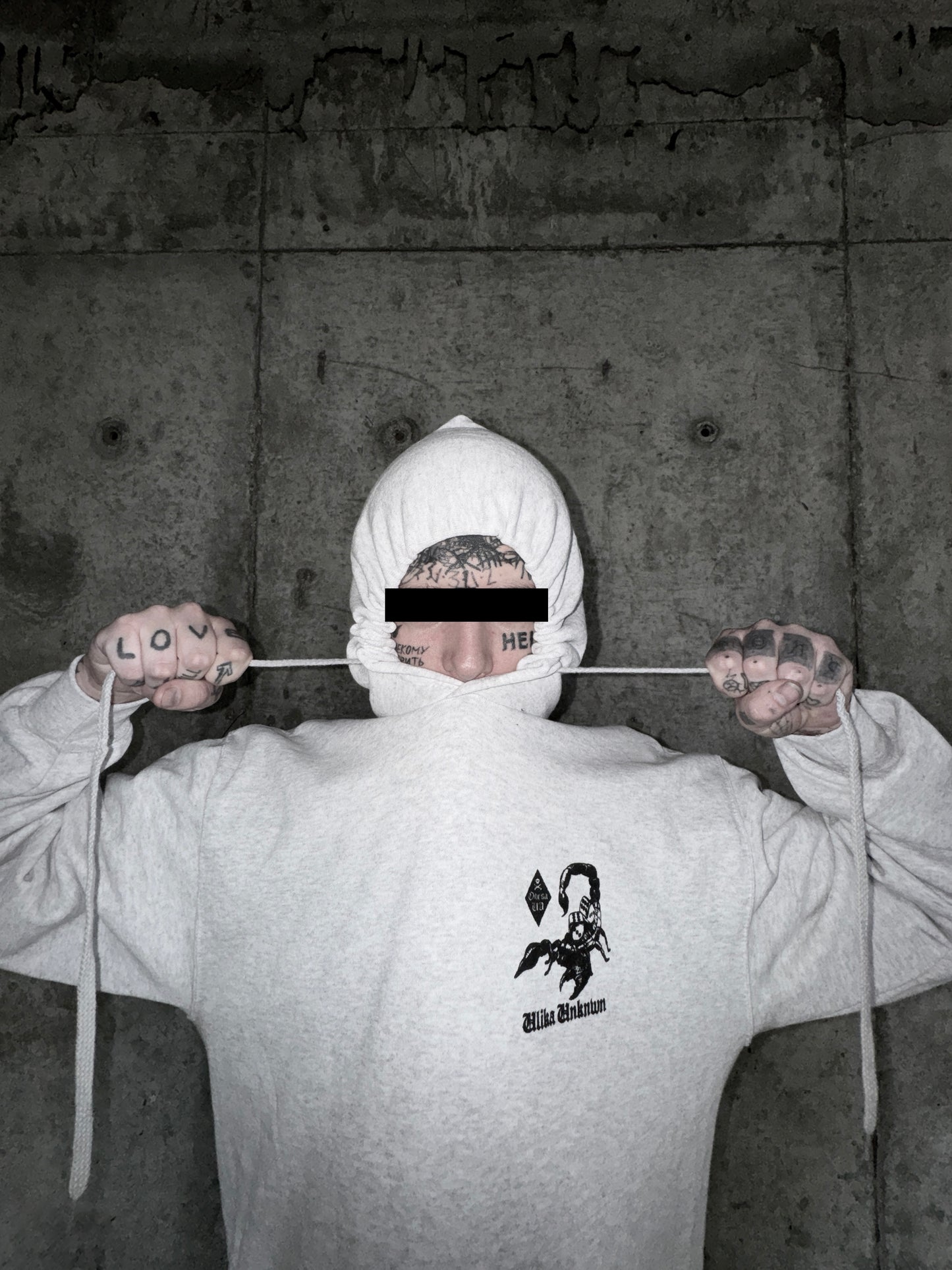 SCORPION HOODIE GRAU