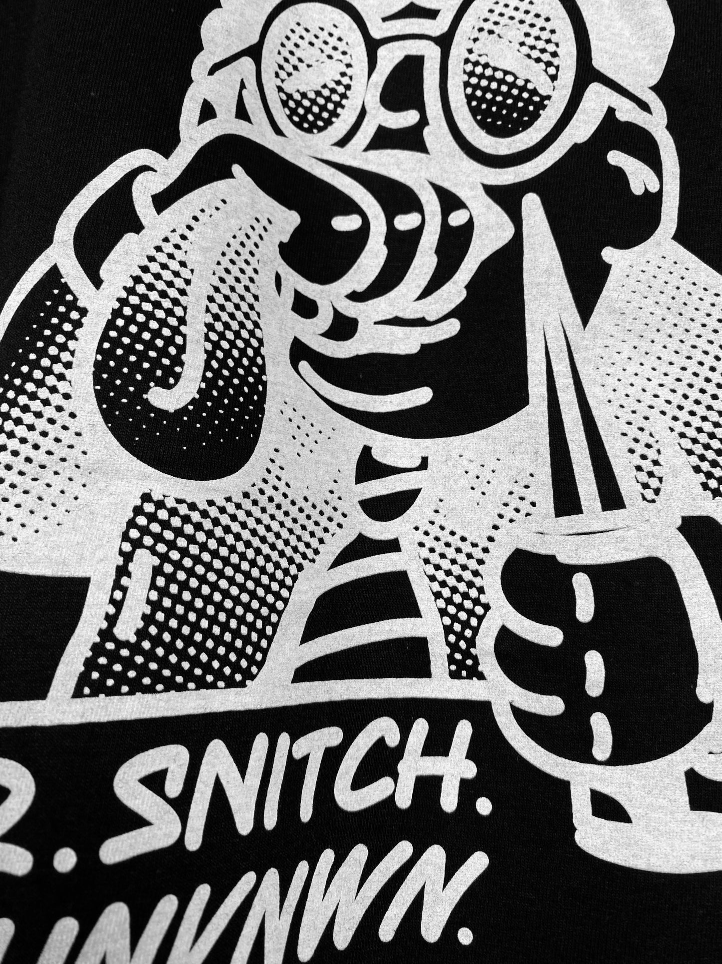 NEVER SNITCH T-SHIRT SCHWARZ
