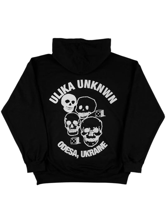 SKULL HOODIE SCHWARZ