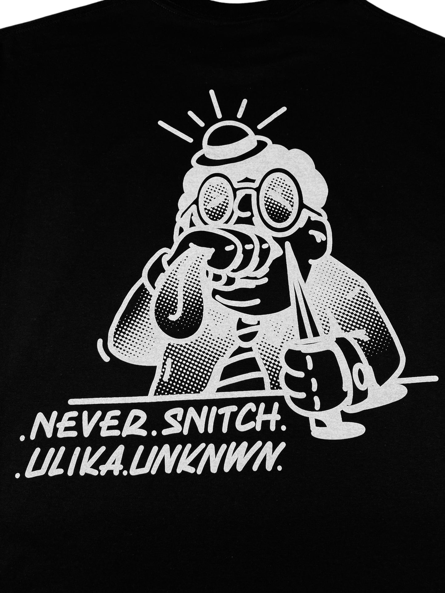 NEVER SNITCH T-SHIRT SCHWARZ