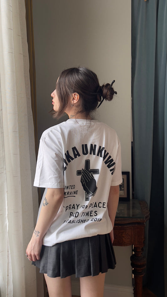 CROSS T-SHIRT WEISS