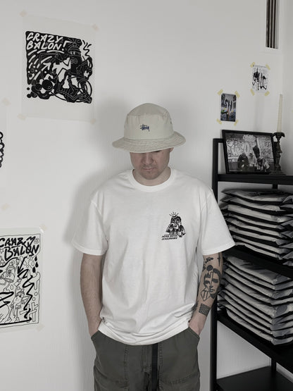 NEVER SNITCH T-SHIRT WEISS