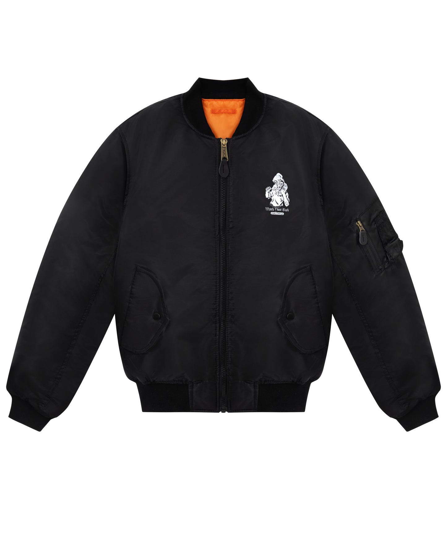 WATCH BACK BOMBER JACKET