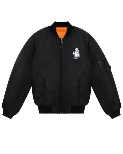 WATCH BACK BOMBER JACKET
