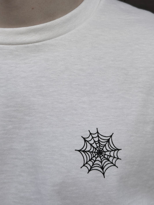 COBWEB LOGO T-SHIRT WEISS