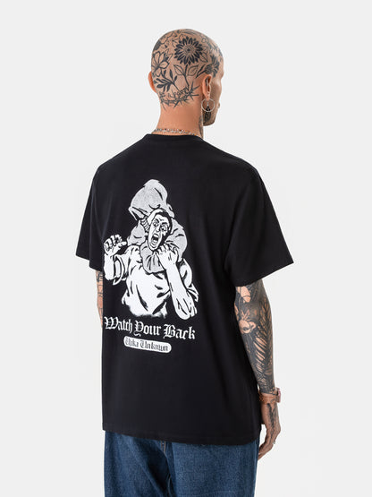 WATCH BACK T-SHIRT SCHWARZ