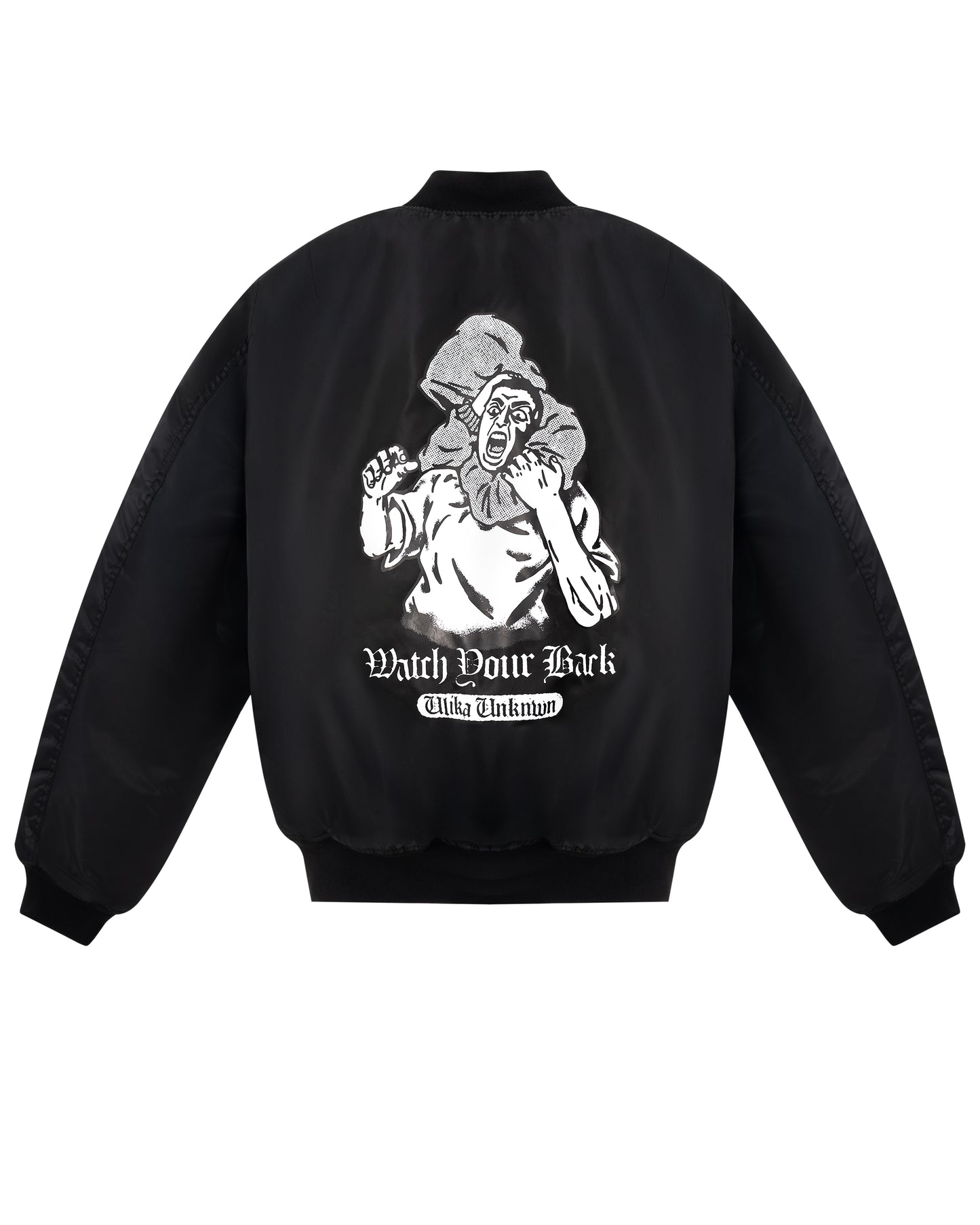 WATCH BACK BOMBER JACKET