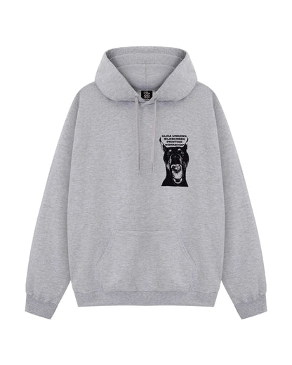 DOG HOODIE GREY