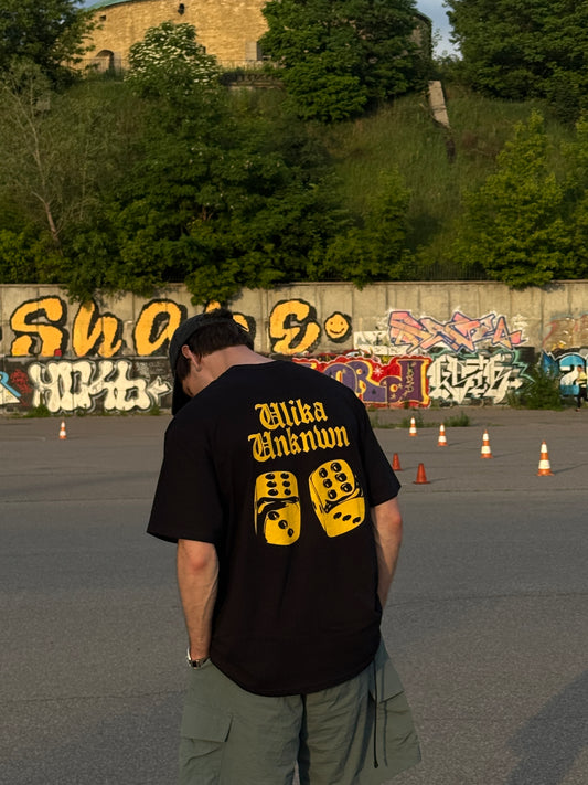 DICE LOGO T-SHIRT SCHWARZ
