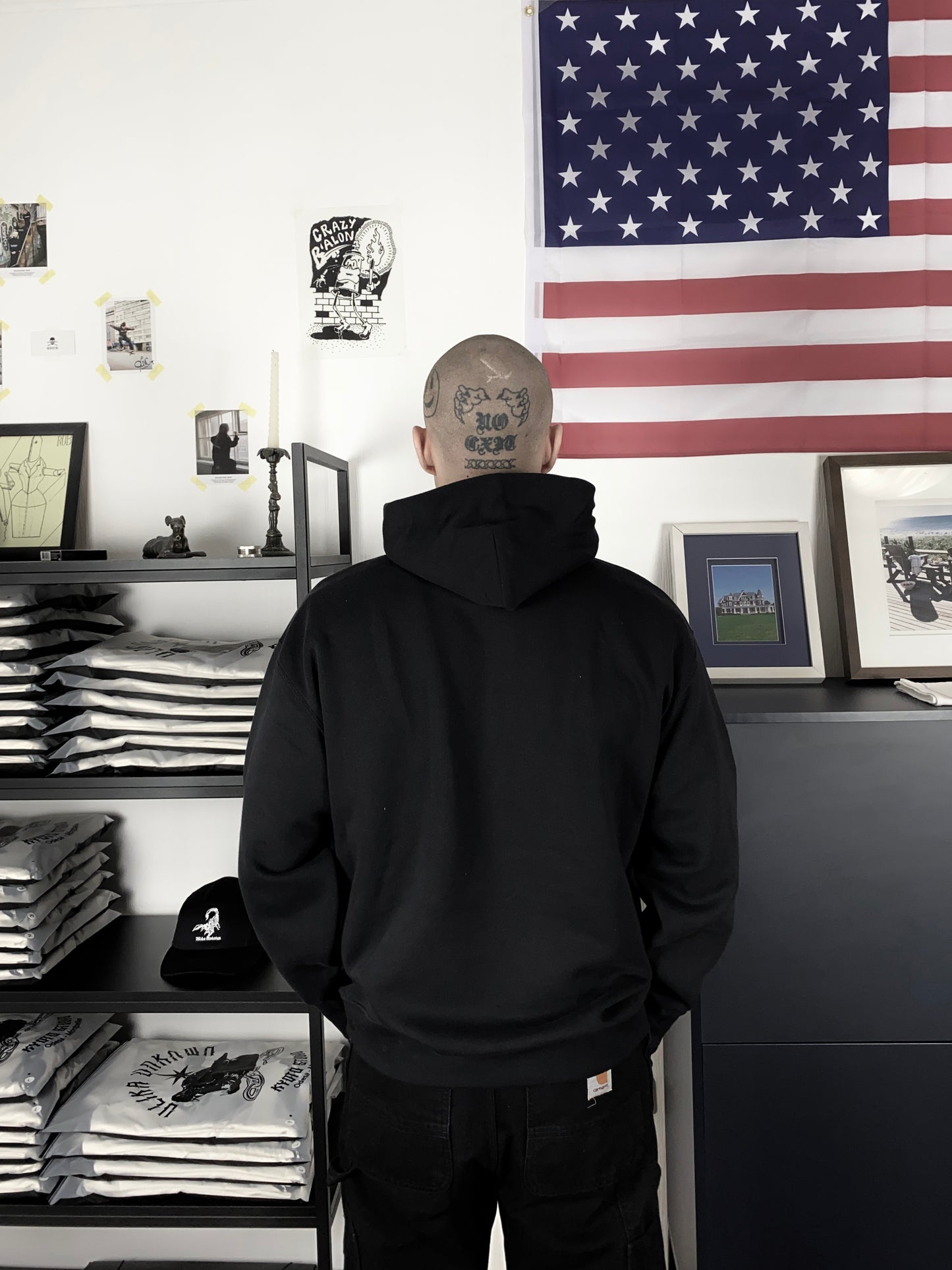 WORKSHOP HOODIE SCHWARZ