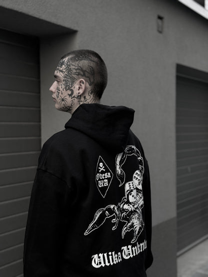 SCORPION HOODIE SCHWARZ