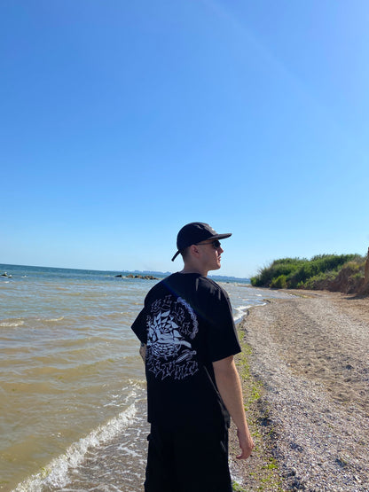 COBWEB T-SHIRT SCHWARZ