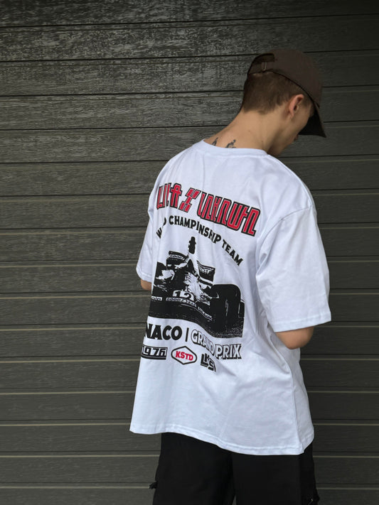GRAND PRIX T-SHIRT WEISS