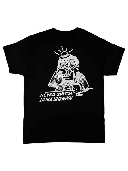 NEVER SNITCH T-SHIRT SCHWARZ