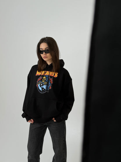 NO PLANET B HOODIE SCHWARZ