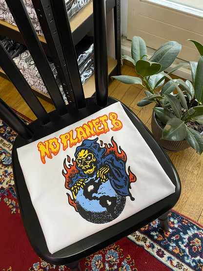 NO PLANET B T-SHIRT WEISS